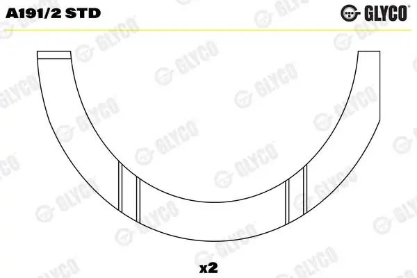 Glyco A 1912std Ay Yatak Std Doblo 1 9 JTD Vectra C Zafira B Insignia