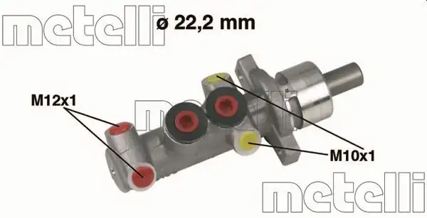 METELLİ 05-0310 | Fren Ana Merkezi Abssız Kangoo 1 4 E7j 1 9 F8q 1 5 K9k