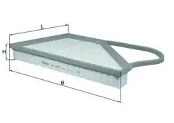 MAHLE LX 1091 | Hava Filtresi Contınental / Flyıng Spur