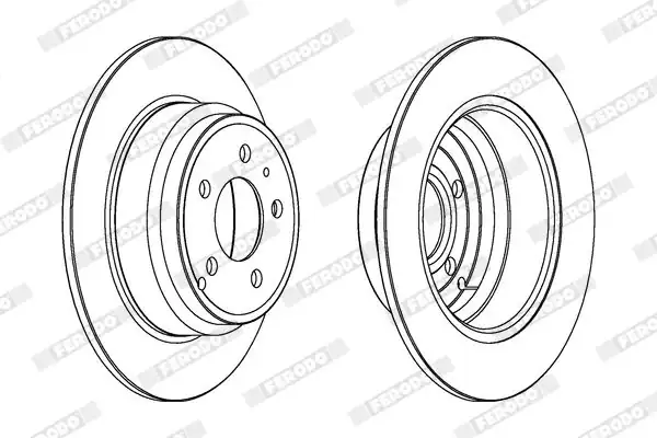 FERODO DDF552 | Fren Diski Volvo S70 V70 295 mm