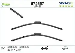 VALEO 574657 | Silencio X-Trm Flat Blade Vm457 (X2) (580 + 580 mm) Saab 9.5 09 / 07 /