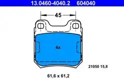 ATE 13.0460-4040.2 | Fren Balatası Opel Vectra B / Omega B Arka
