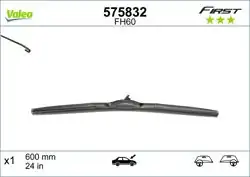 VALEO 575832 | Silecek Süpürgesi First Vfh600 (X1) (600mm)