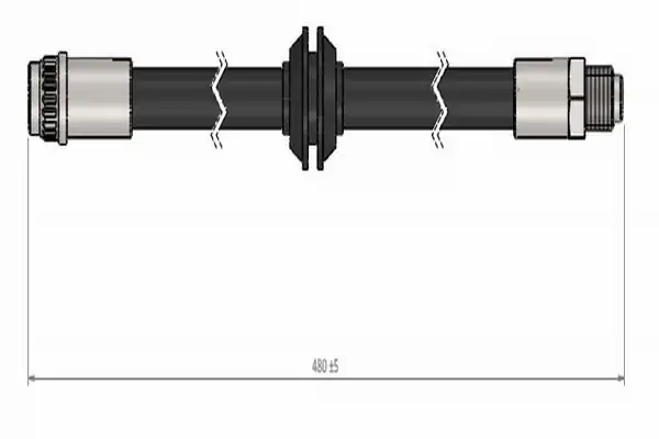 CAVO C900567A-2 | Ön Fren Hortumu Clio III Modus 2 Adet