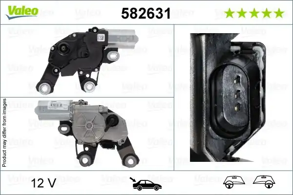 Valeo 582631 Silecek Motoru Arka Audi A6 Q8 Sq8