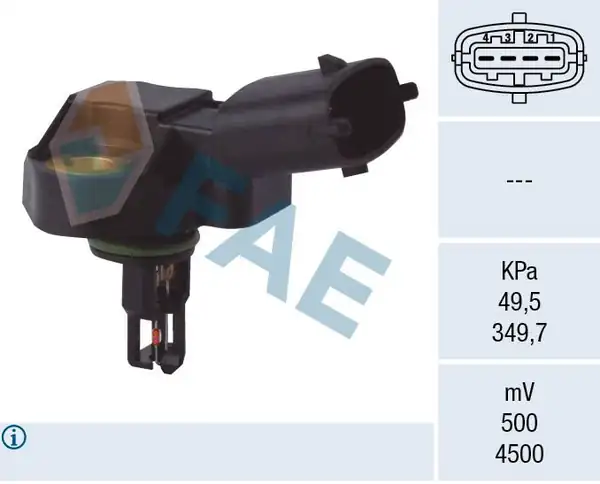 FAE 15101 | Emme Manifold Sensörü M Benz Actros 96 02 Mp2 Mp3 03 Atego 98 04 Atego 2 04 Axor 02 04