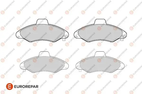 Eurorepar 1686275880 Psa Erp Fren Balatası Ön 130 8 mm Ford Fiesta 1 4 00 Escort V VI 90 Gdb1349