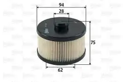 VALEO 587929 | Yakıt Filtresi (Mazot) (Chrysler Voyager III 2.5 CRDI 00 /)