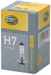 HELLA 8GH223498-231 | Ampül H7 12V 55W Px26d Performance +60%