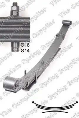 LESJÖFORS 6137201 | Makas Yayı H 1 Starex 97 08 Arka