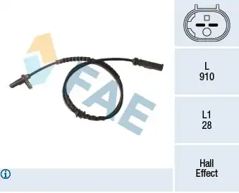 FAE 78336 | Bmw E60 F07 F10 F11 F12 F01 F02 F03 F04 Xdrive ABS Sensörü Ön Sağ Sol