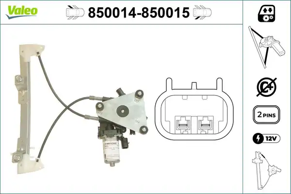 Valeo 850014 Cam Mekanizması Arka Sol Alfa Romeo 156