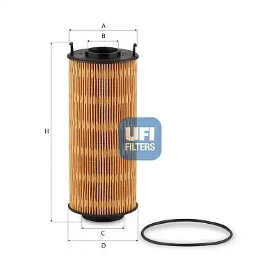 UFI 25-206-01 | Yağ Filtresi Euro 6 Mercedes Actros Arocs