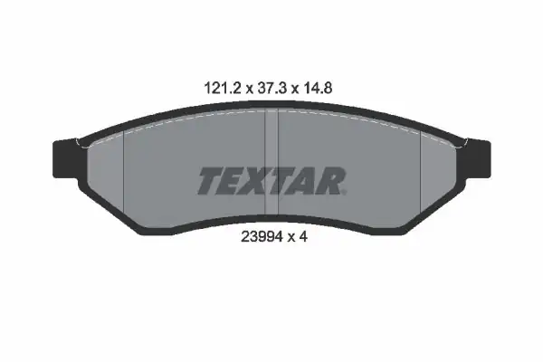 TEXTAR 2399401 | Fren Balatası Chevrolet Evanda Arka