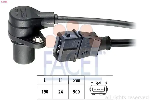 FACET 9-0180 | Krank Sensörü Land Rover Freelander 2 0 D