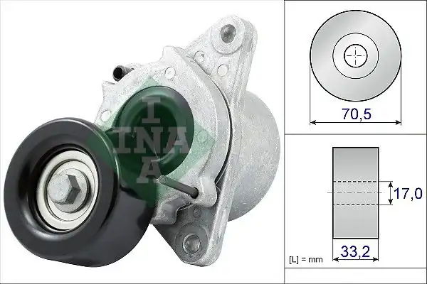 İna 534043510 Alternatör V Kayış Gergi Rulmanı Komple Nissan Navara D40 Pathfinder2005