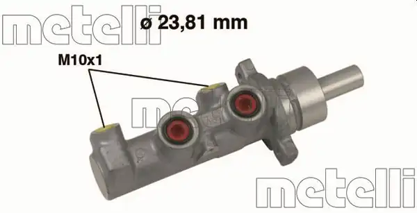 METELLİ 05-0529 | Ana Merkez Alüminyum ABS li Fiat Bravo II 1 9mjt 07 Idea 1 3 JTD 04 Stilo 1 9 JTD 03 00