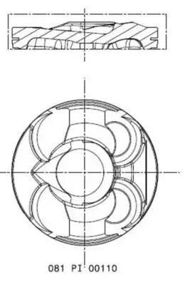 MAHLE 081PI00110000 | Piston Segman Std 77 00mm Bmw N13 B16 F20 F30 Mini N18 R55 R56 R58 R59 R60 Peugeot 5fw Ep6 5008 308 3008 207 Citroen C3 C4