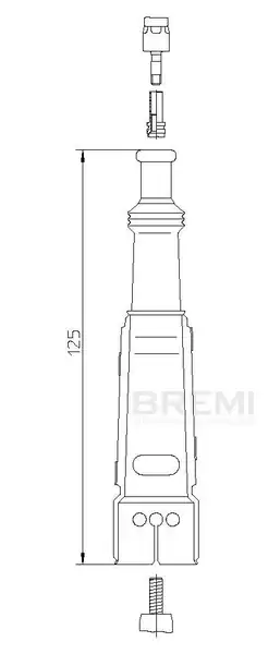 BREMI 13202-1 | Buji Başlığı 110 Zle 121
