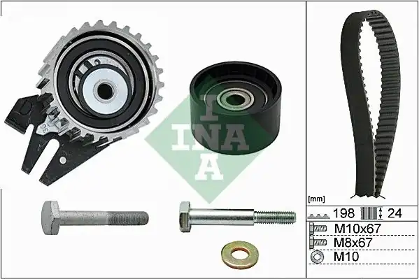 İna 530062610 Triger Kayış Seti Fiat Stilo 1 9 JTD 03 08 Alfa Romeo 147 1 9 JTD 02 10 156 1 9 JTD 02 10