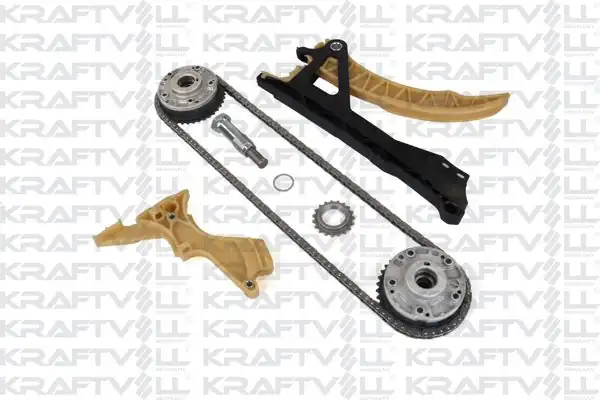 KRAFTVOLL 12100014 | Eksantrik Zincir Seti Bmw E46 E60 E81 E87 E88 E90 N42 N43 N46 Emme Egsoz Vanos Dişlisi Komple Set