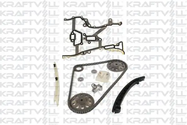 KRAFTVOLL 12100085 | Eksantrik Zincir Seti Contalı Astra G Astra H Combo C Corsa C Z14xel Z14xep