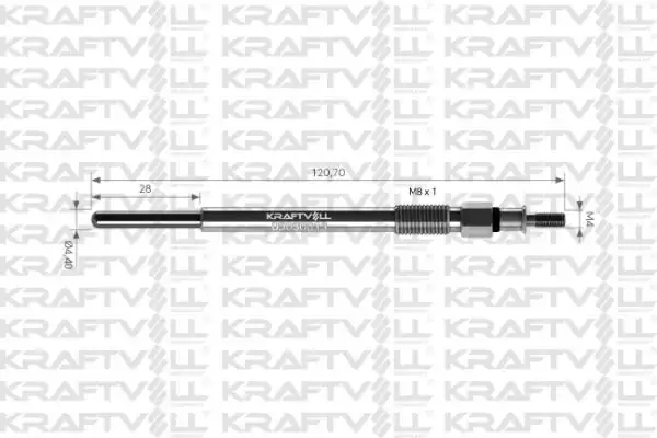 KRAFTVOLL 05030013 | Kızdırma Bujisi C1 C2 C3 P206 P307 Partner Berlingo Fiesta Focus II 1 4 1 6 TDCI 12 Adet