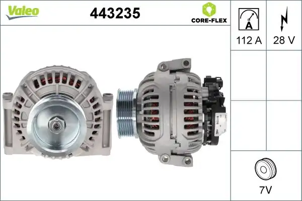 Valeo 443235 Alternatör Temsa Daf Cf85 360 410 460 510 Xf95 460 560 Xf105 410 460 510