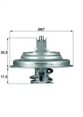 MAHLE TX5471D | Termostat 71 C Conta Ile Mercedes Benz Atego 1517 1518 Axor Kamyon 1554038