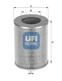 UFI 27-235-00 | Filtre Hava Nissan Vanetta 90 96 Ld20 Sunny 82 89 1 7d Cd17
