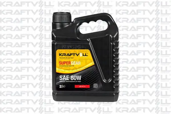 KRAFTVOLL 17021008-6 | Şanzıman Ve Dişli Yağı 80w 3lt 6 Adet