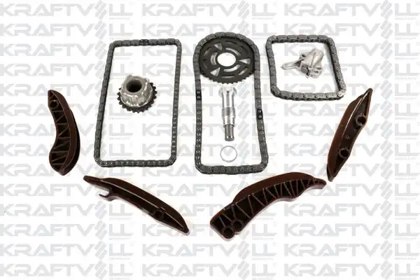 KRAFTVOLL 12100005 | Eksantrik Zincir Seti Alt Üst Komple Bmw N47 N57 Mini R56