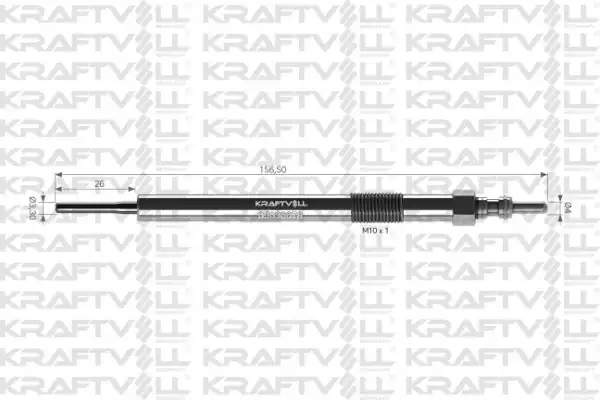 KRAFTVOLL 05030078 | Kızdırma Bujisi 4 4volt Korondo Rexton 2 0 2012 Buji Marka 12 Adet