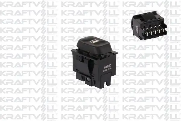 KRAFTVOLL 04050053 | Cam Açma Kumanda Anahtarı Ön Sağ Partner II Berlingo II 03 08 Xsara Xantia
