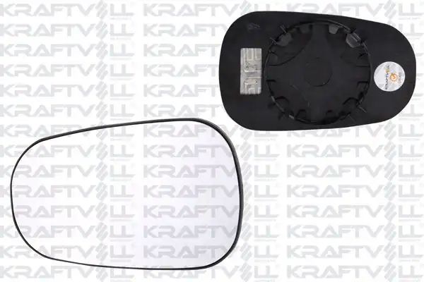 KRAFTVOLL 09080112 | Dış Dikiz Ayna Camı Elektrikli Isıtmalı Convex Camli Sağ Sol Clio İ II Scenic İ