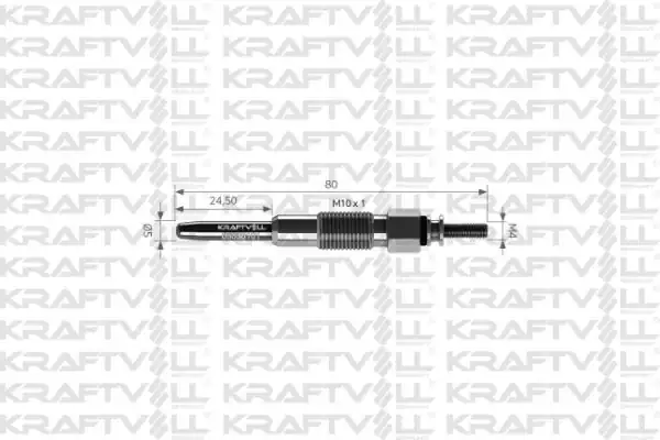 KRAFTVOLL 05030101 | Kızdırma Bujisi 11 V Ducato Boxer Jumper Daily Master 2 8hdi 2 8jtd Buji Marka 12 Adet