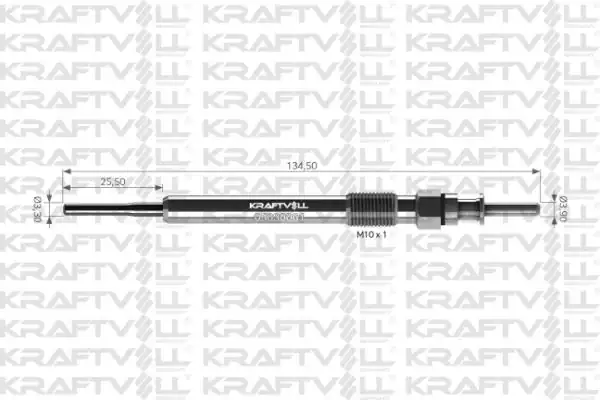 KRAFTVOLL 05030061 | Kızdırma Bujisi Bmw N47 N47n N57 Toyota Corolla Auris Verso 1 6 D4d 2015 Buji Marka 12 Adet