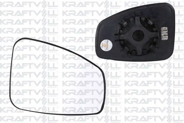 KRAFTVOLL 09080120 | Dış Dikiz Ayna Camı Elektrikli Isıtmalı Convex Camli Sağ Megane III Latitüde 09