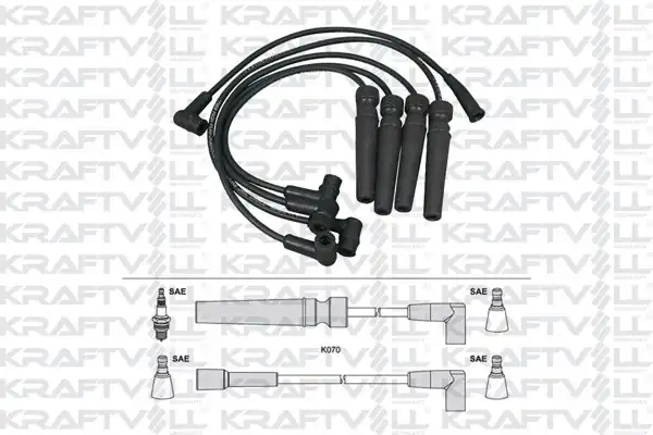 KRAFTVOLL 05070284 | Buji Bobin Kablosu Daewoo Nexıa Espero 1 5 16v 95 99