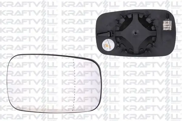 KRAFTVOLL 09080118 | Dış Dikiz Ayna Camı Elektrikli Isıtmalı Asferık Camli Sağ Sol Clio III Megane II Scenic II