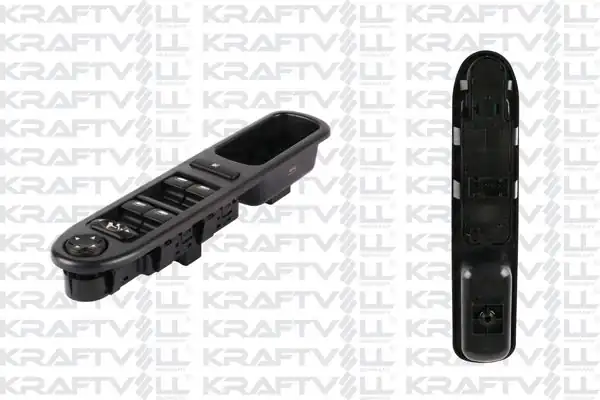 KRAFTVOLL 04050027 | Cam Açma Kumanda Anahtarı Ön Sol Peugeot 207 06 15 Dörtlü Ayna Katlamali