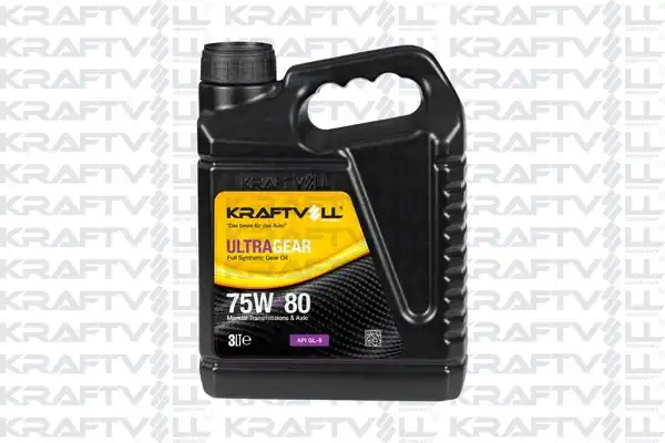 KRAFTVOLL 17021003-6 | Şanzıman Ve Dişli Yağı 75w80 Gl 5 3lt 6 Adet