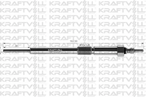 KRAFTVOLL 05030107 | Kızdırma Bujisi Cz274 Honda Civic X 1 6 Dtec 2014 CRV 1 6 2 2 Dtec 2012 Buji Marka 12 Adet