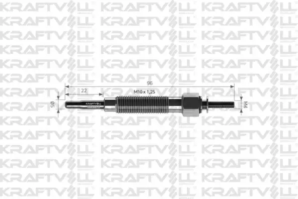 KRAFTVOLL 05030012-12 | Kızdırma Bujisi Hyundai H100 Minibüs Kamyonet 94 96 12v 12 Adet