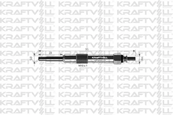 KRAFTVOLL 05030118 | Kızdırma Bujisi 11v Bravo Marea Marengo Multıpla Alfa 145 146 156 166 12 Adet