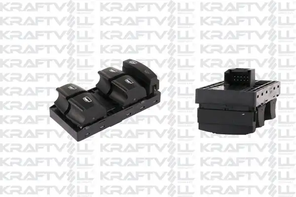 KRAFTVOLL 04050036 | Cam Anahtarı Audi A3 04 13 A6 05 11 Q7 07 11 Sürücü Tarafı Dörtlü