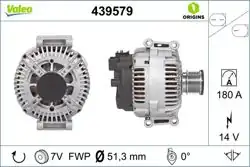 VALEO 439579 | Alternatör 12V 180A Chrysler 300 C