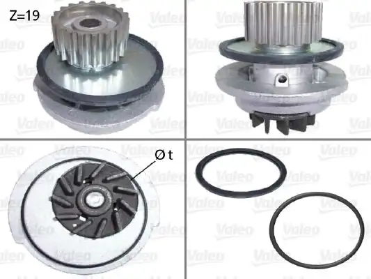 Valeo 506648 Su Pompası Daewoo Motor Soğutma Bınek İthal