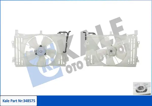 KALE 348575 | Fan Motoru Davlumbaz Toyota Corolla 2002 2006 1 4 1 6 Vvt-I