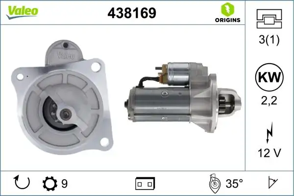 Valeo 438169 Marş Motoru Kmp Iveco Marş Motoru Kmp Bınek İthal
